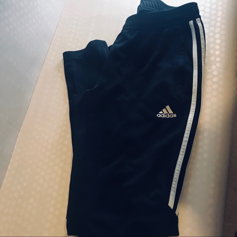 Adidas climacool black & white track pants size M